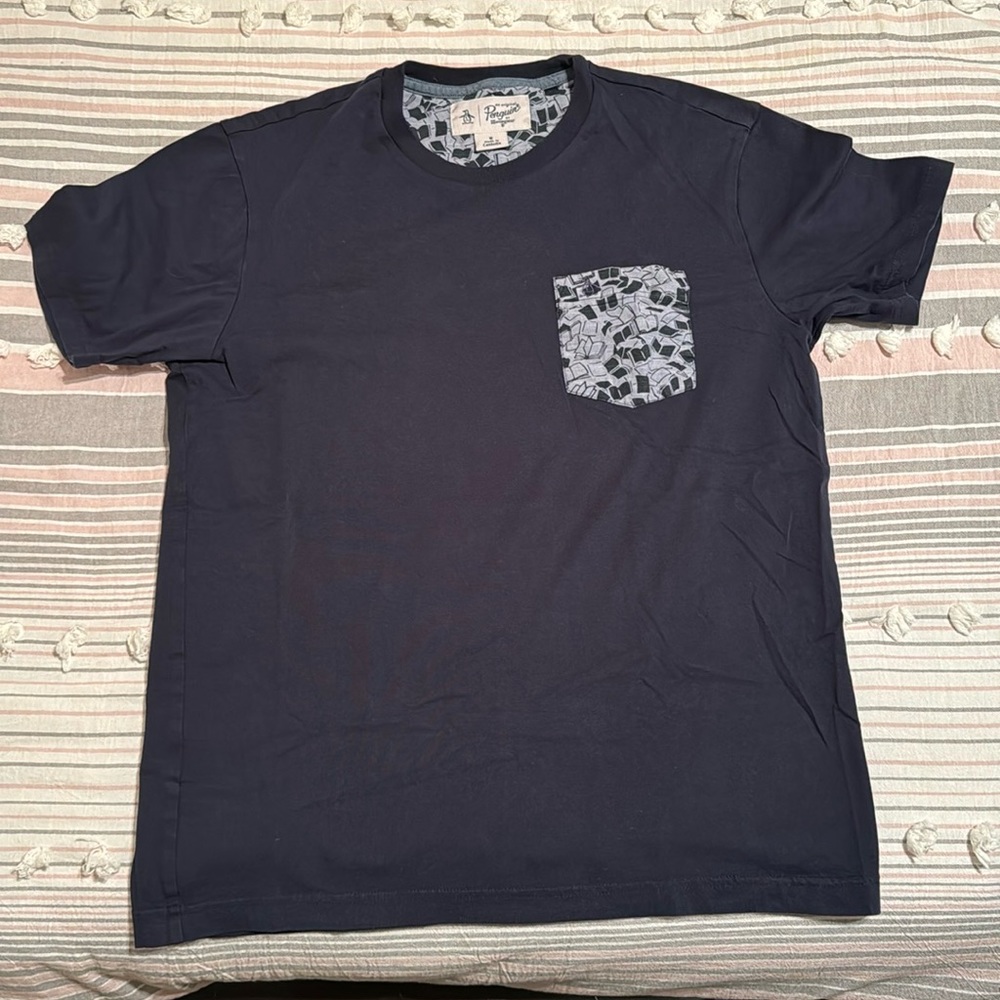 Original Penguin Navy Tee